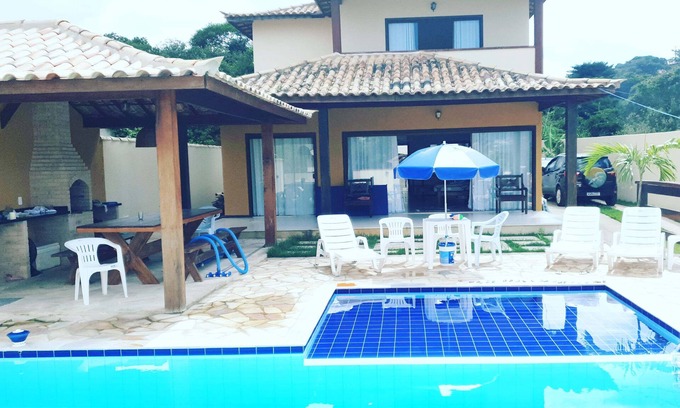 Buzios House | Alto de Búzios Mansion 04 bedrooms Beautiful sea view swimming pool wet deck barbecue