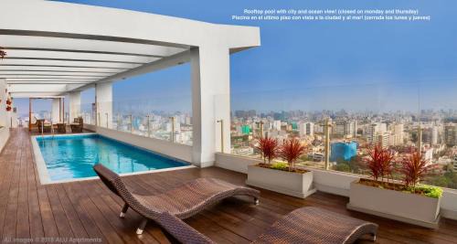 Surquillo Apartment | ALU Apartments - Limit with Miraflores Panoramic City View