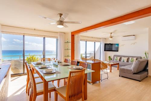 Zona Hotelera Apartment | Amazing Caribbean Ocean view at Villas Marlin in Cancun