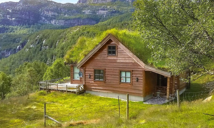 Bjerkreim House | Amazing home in Vikeså with lake view