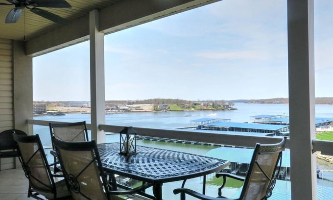 Osage Beach Condo | Amazing Lakefront views from your private deck. No stairs from parking!
