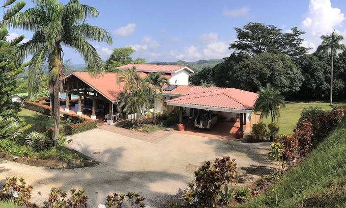 Puerto Carrillo Villa | Amazing Ocean & Mountain views! Pool! Private cook/cleaning included!