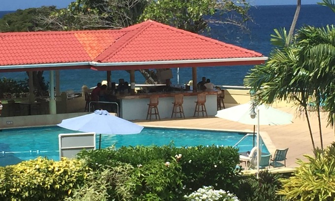 Crown Point Apartment | Amazing sea views from this Apartment on Store Bay Beach.