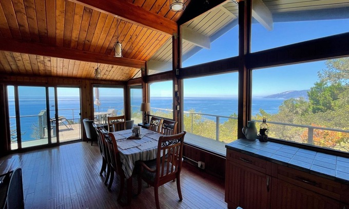 Big Sur House | Amazing Views! SOUTH COAST Big Sur; located SOUTH of HWY 1 Closure