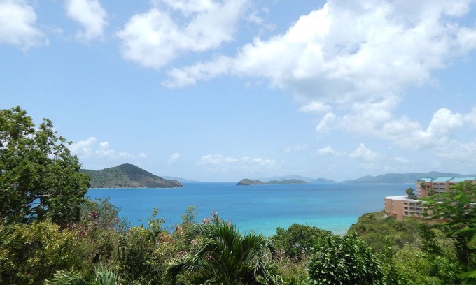 Frydendal Villa | Amazing villa steps from our pool with incredible views, new kitchen & FREE WiFi