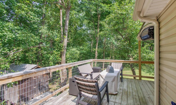 Amherst House | Amherst Vacation Rental w/Fire Pit & EV Charger