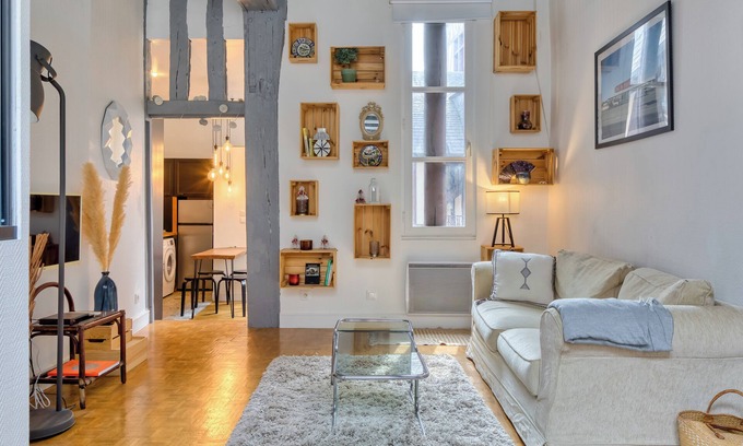 Quartier Pasteur Apartment | Ana : charmant 2 pièces au cœur du centre historique de Rouen