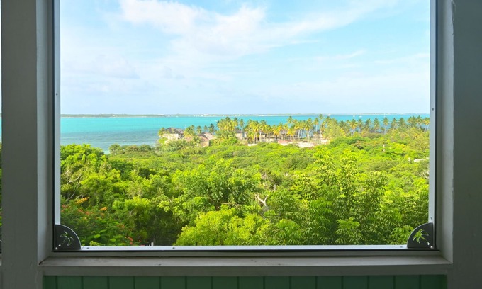 George Town House | Anchorage, George Town, Exuma, Bahamas surrounded by Turquoise seas