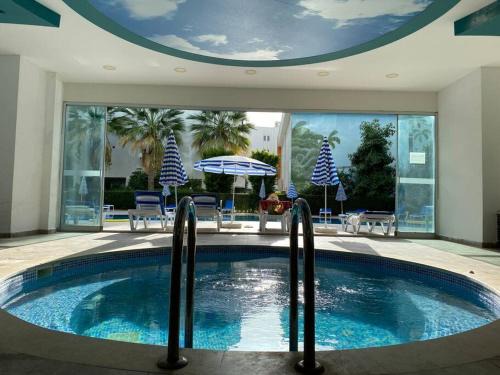 Kargicak Apartment | Angels home da havuzlu 1+1 daire