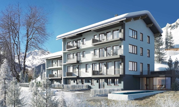 Sankt Martin am Tennengebirge Apartment | Apartment with shared infinity pool