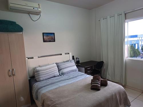 Santo Angelo Apartment | Apart próximo a Unimed de 2 quartos com AR, mini-Academia e garagem no Centro-sul