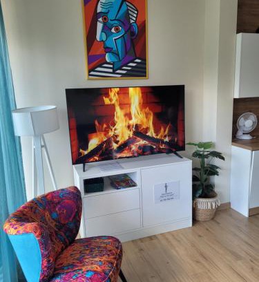 Charzykowy Apartment | Apartament Kinowy z Tarasem Widokowym i Netflixem PanTuNieSpał