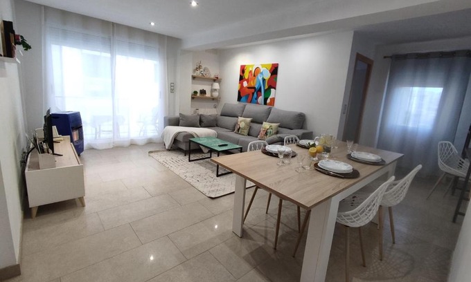 Miramar Beach Apartment | Apartamento A 50m del mar, IDEAL FAMILIAS, MIRAMAR