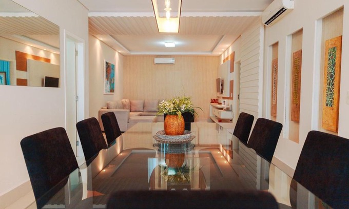 Centro Apartment | Apartamento alto padrão com 3 suítes, sala 3 ambientes todos com ar, ambientes novos e moderno.