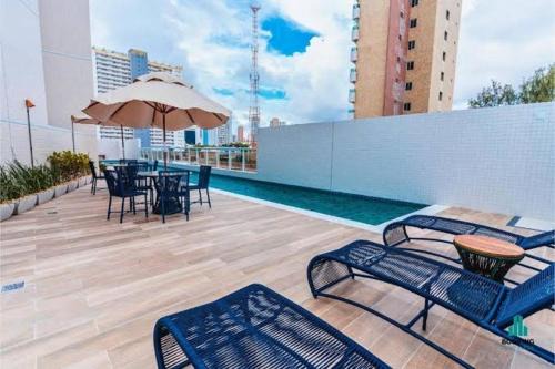Praia de Iracema Apartment | Apartamento com piscina Praia de Iracema, Aquarius Residence-Fortaleza