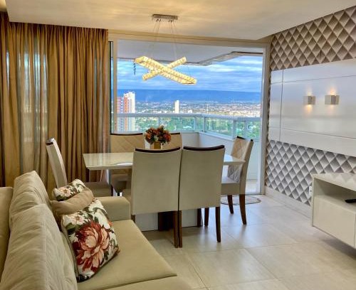 Juazeiro do Norte Apartment | Apartamento confortável, localização extra -recepção 24h- Varanda com vista panorâmica