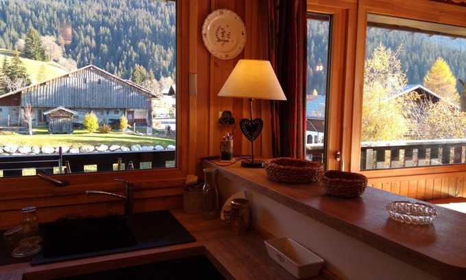 Cohennoz Apartment | Apartment 6 pers. Cernix village center. Exceptional view. At the foot of the ski slopes