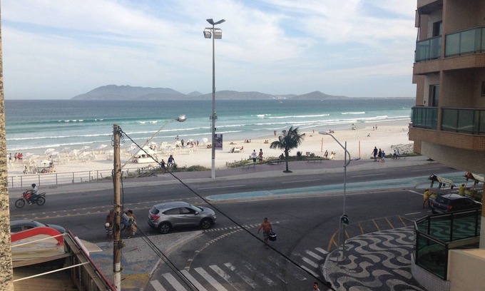 Centro Apartment | Apartment 30 meters from Praia do Forte - Overlooking the Beach