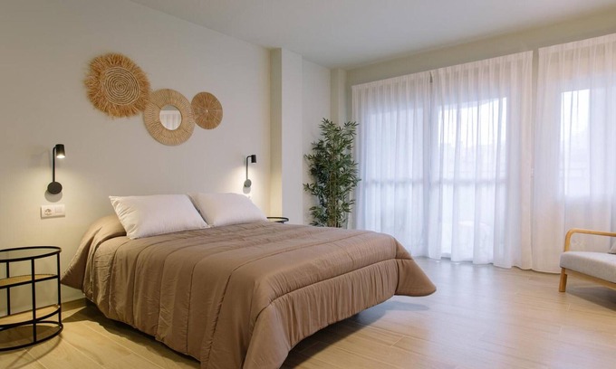 L'Alfas del Pi Apartment | Apartment 'Apartamento 1-02' with Shared Pool, Wi-Fi and Air Conditioning