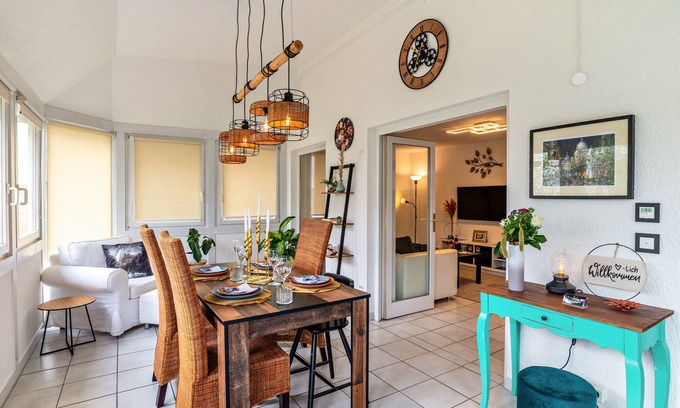 Rheinmunster Apartment | Apartment 'Bei s' Herrs' with Private Terrace, Private Garden and Wi-Fi