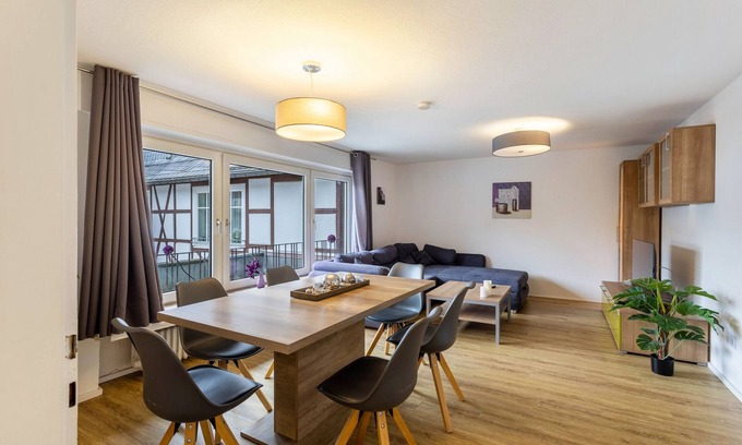 Usseln Apartment | 'Apartment by the Park' with Mountain View and Balcony
