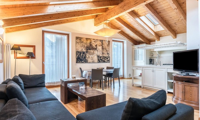 Bedollo Apartment | Apartment Casa Lidia Attico 7 with Mountain View, Terrace & Wi-Fi