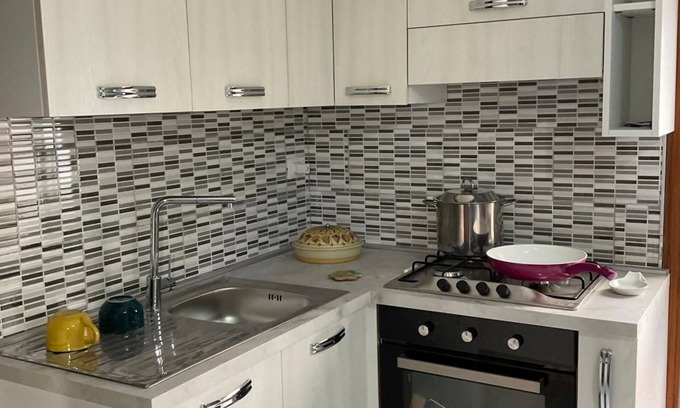 Lequile Apartment | Apartment 'Da Nonna Lucia' with Private Terrace, Wi-Fi and Air Conditioning