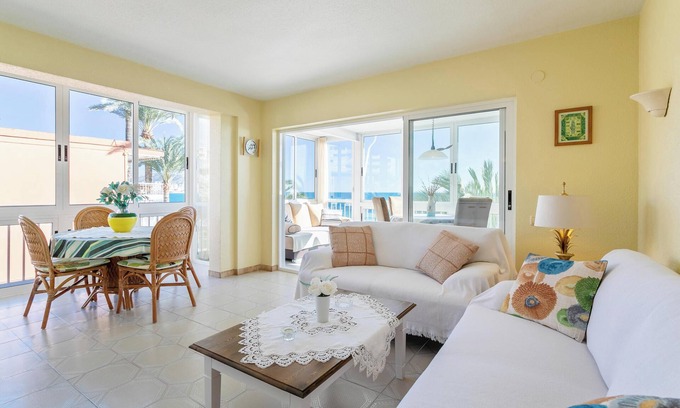 Cala Apartment | Apartment "Esmeralda 1" with Sea View, Garden, Terrace and Balcony