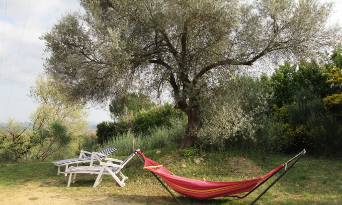 Saint-Marcel-d'Aredeche Apartment | Apartment in villa with view/Gorges de l'Ardèche