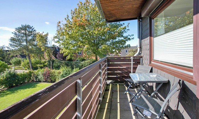 Meldorf Apartment | Apartment 'Frieda 4' with Shared Garden, Balcony and Wi-Fi