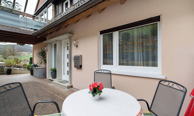 Ottenhofen im Schwarzwald Apartment | Apartment 'Große' with Private Terrace and Wi-Fi