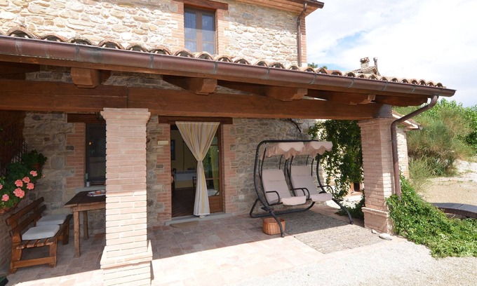 Pennabilli Apartment | Apartment in Pennabilli with Garden, Garden Furniture, BBQ