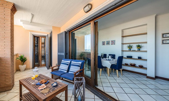 Nettuno House | Apartment in the Medieval Village with wonderful terrace overlooking the sea.
