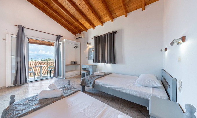 Kavos Apartment | Apartment 'Kavos Panorama 116 4 Person' with Sea View, Wi-Fi