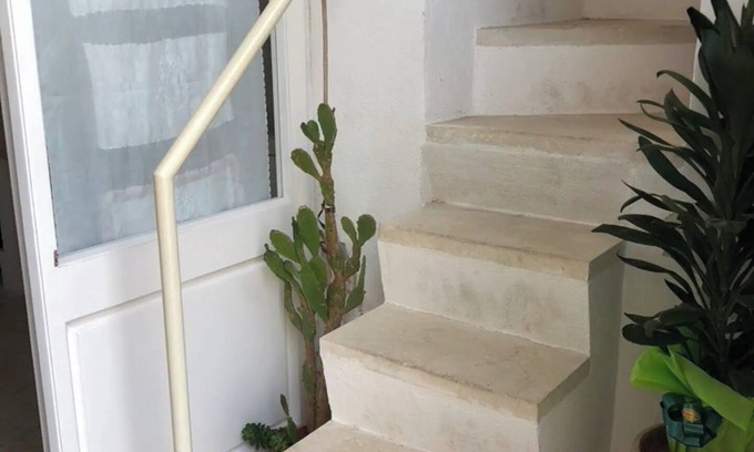 Ugento Apartment | Apartment 'L'angolo Fiorito' with Shared Terrace, Wi-Fi and Air Conditioning