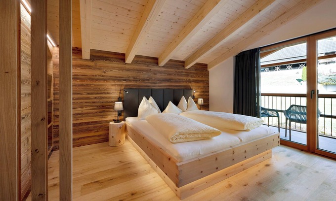 Chifa Apartment | Apartment "Leierhof Brimella" with Mountain View, Pool, Sauna, Balcony & Garden