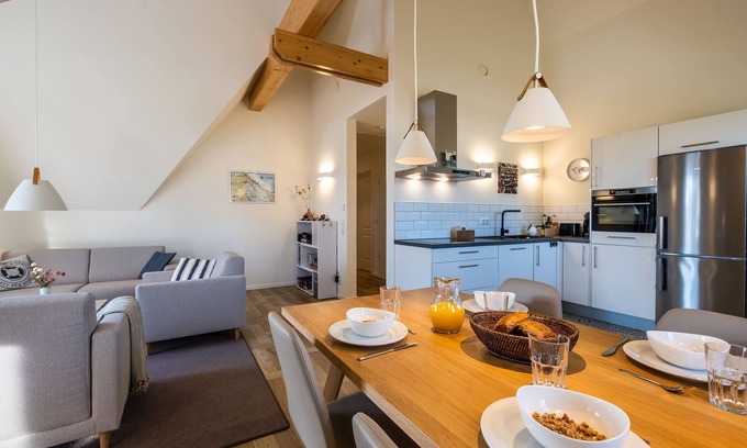Stolpe auf Usedom Apartment | Apartment mit Balkon - Carl Nielsen - Inseldomizil Stolpe - Urlaub Unter Reet auf Usedom