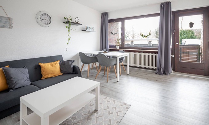 Ebkeriege Apartment | Apartment Möwe, 3 ZKB with balcony in WHV