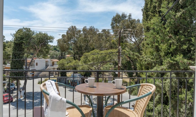 Panormos Apartment | Apartment 'No 13' with Shared Pool, Wi-Fi and Air Conditioning