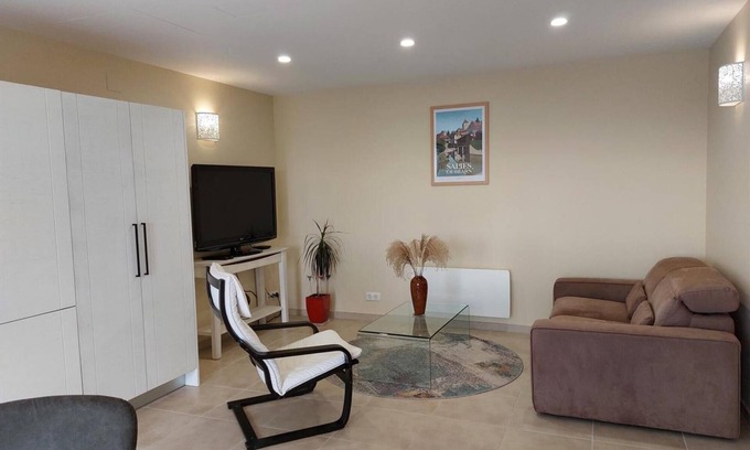 Salies-de-Bearn Apartment | Apartment 'Pyrenea' with Mountain View, Private Terrace and Wi-Fi