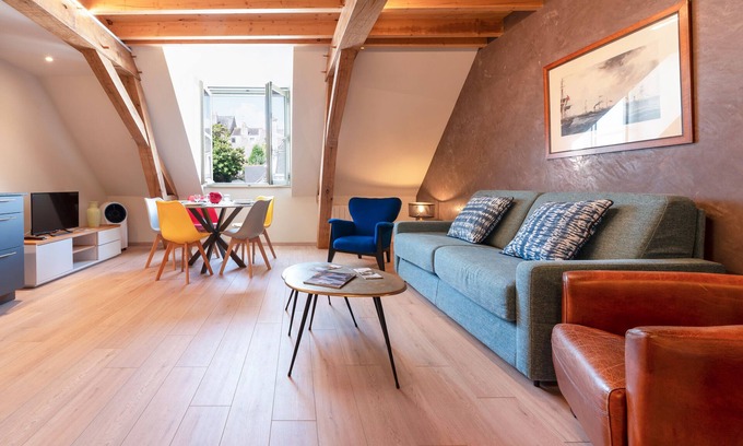 Le Palais Apartment | Apartment 'Seigneurie Fouquet - Gaspareau' with Wi-Fi