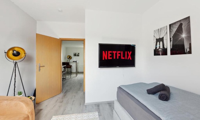 Halberstadt Apartment | Apartment-Studio, Netflix-TV für bis zu 2 Personen
