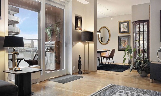Gamle Oslo Apartment | Apartment with balcony and rooftop in central Oslo