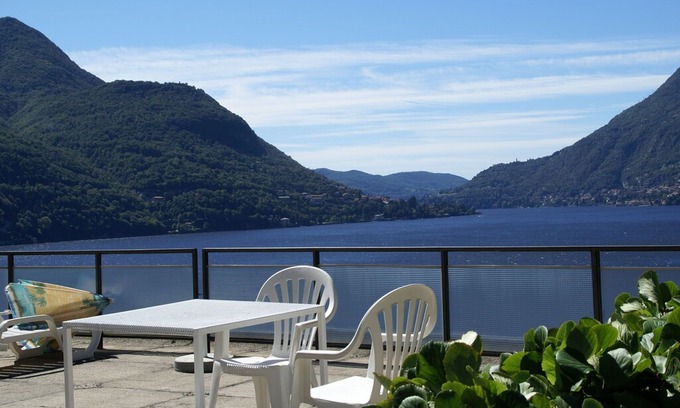 Faggeto Lario Apartment | Apartment with 2 bedrooms, a large terrace with magnificent view of the lake