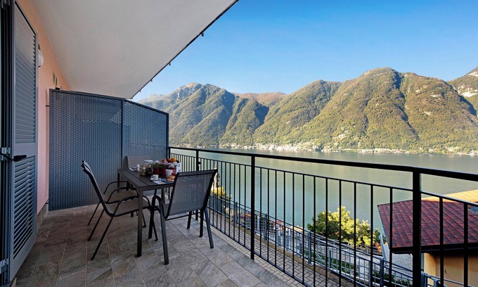 Nesso Apartment | Appartamento "1 Il Tornante" with Lake & Mountain Views, A/C & Balcony