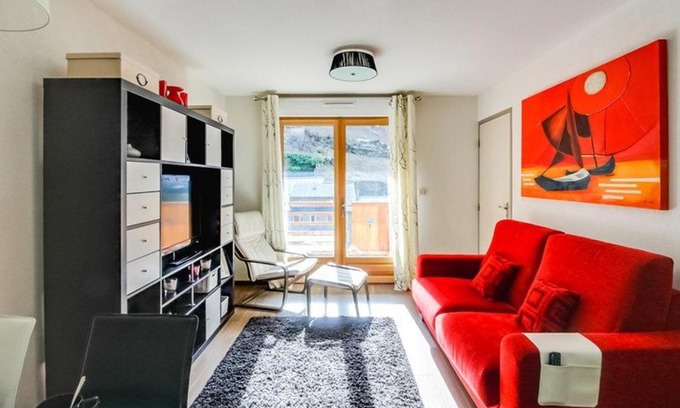 Sers Apartment | Appartement cosy 6 pers avec wifi, parking et balcon à Barèges - FR-1-403-76