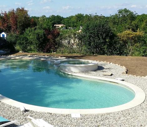 Saint-Alban-sous-Sampzon Apartment | Appartement de 3 chambres a Grospierres avec magnifique vue sur la montagne piscine partagee jardin clos