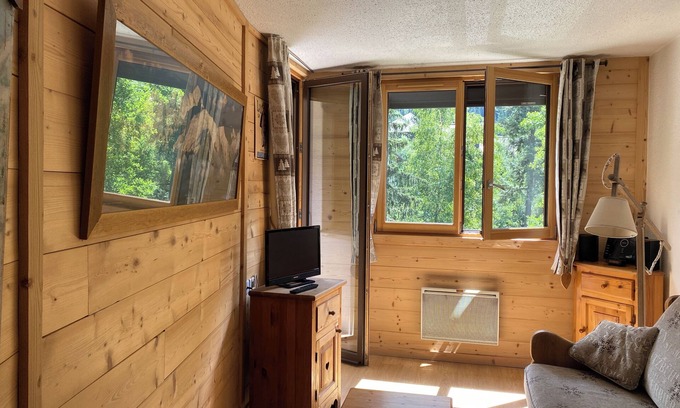 Chamonix City Centre Apartment | Appartement Face Mont Blanc, une Chambre