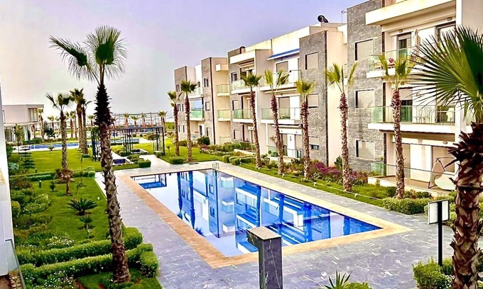 Soualem Trifiya Condo | Apt Tamaris/Sidi Rahal sea view, feet in the water