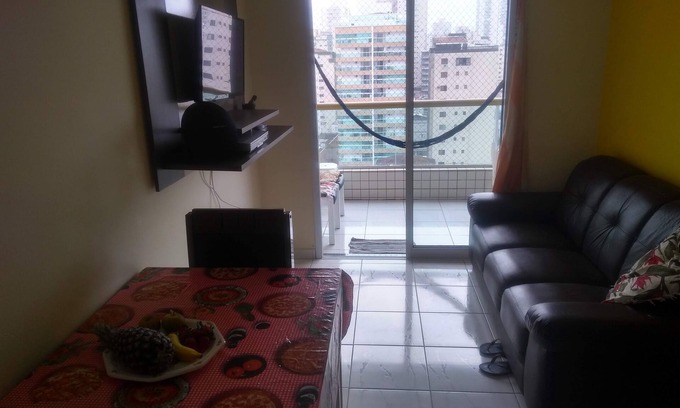 Tupi Apartment | Apt w/sea view, w/Wi-Fi - Vila Tupi - Praia Grande - SP